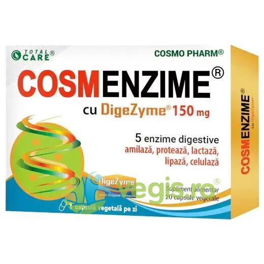 Cosm Enzime Digezyme 150mg 20cps COSMO PHARM — preț și oferte