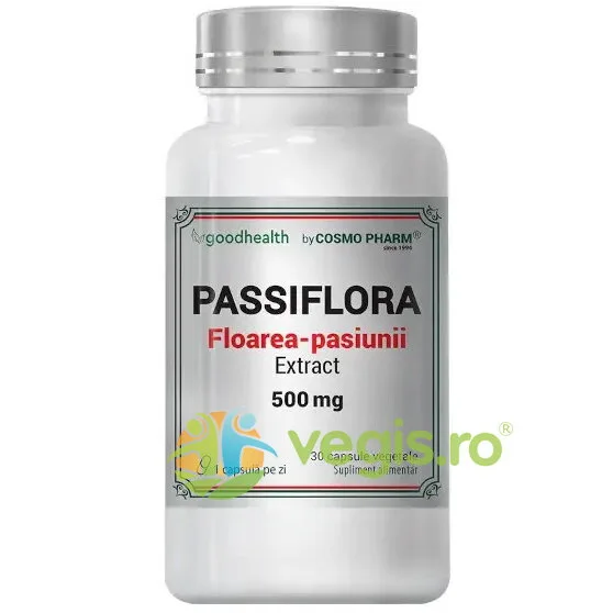 Passiflora (Floarea Pasiunii) Extract 500mg 30cps COSMO PHARM — preț și oferte