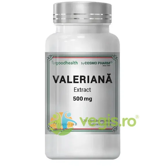Valeriana Extract 500mg 30cps COSMO PHARM — preț și oferte