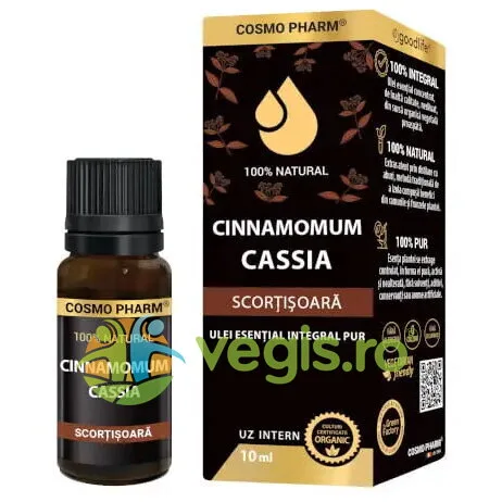 Ulei Esential Integral Pur de Scortisoara Cassia (Uz Intern) 10ml COSMO PHARM — preț și oferte
