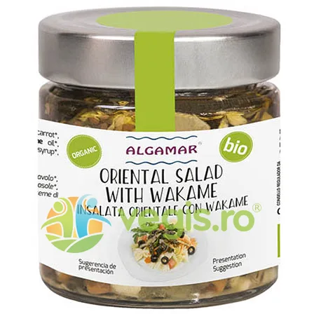 Salata Orientala cu Alge Wakame Ecologica/Bio 180g ALGAMAR — preț și oferte