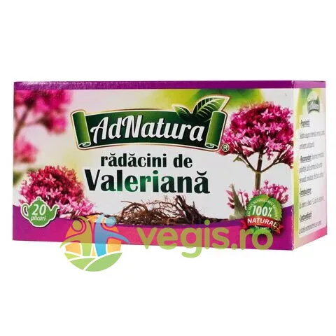 Ceai Valeriana 20dz ADNATURA — preț și oferte