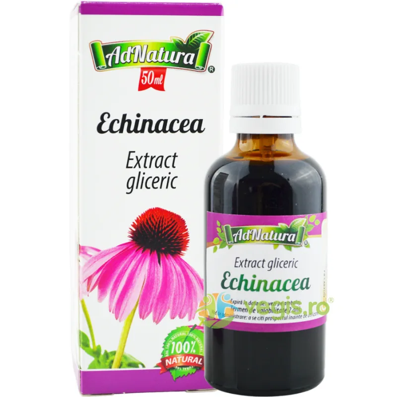 Extract Gliceric Echinacea fara Alcool 50ml ADNATURA — preț și oferte