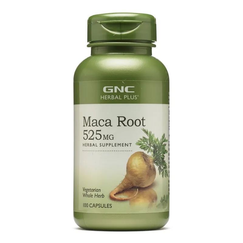 Radacina de Maca 525 mg, Herbal Plus, 100 capsule, GNC GENERAL NUTRITION CORPORATION — preț și oferte
