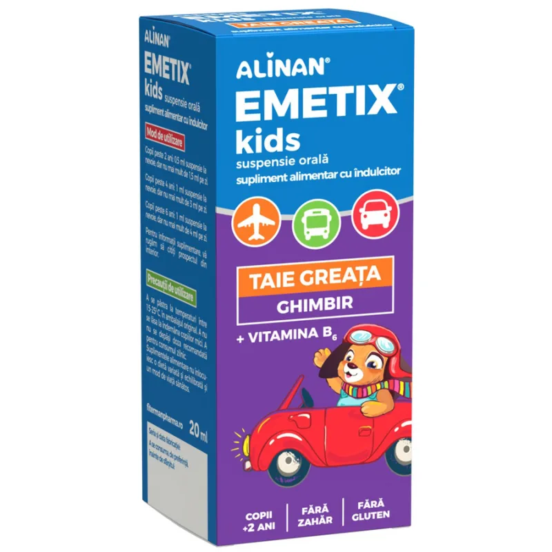 Emetix Suspensie Orala pentru Copii Alinan 20ml FITERMAN PHARMA — preț și oferte