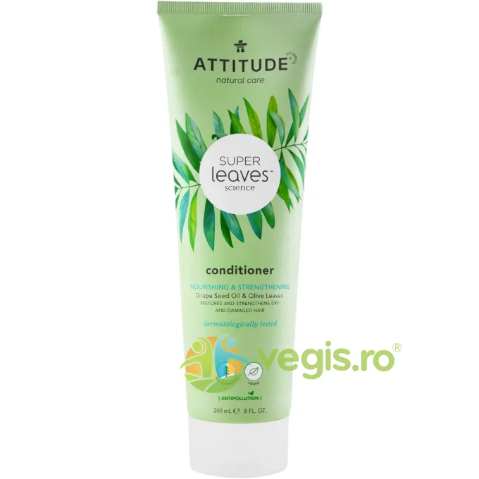 Balsam pentru Hranire si Intarire Ulei din Seminte de Struguri Super Leaves 240ml ATTITUDE — preț și oferte