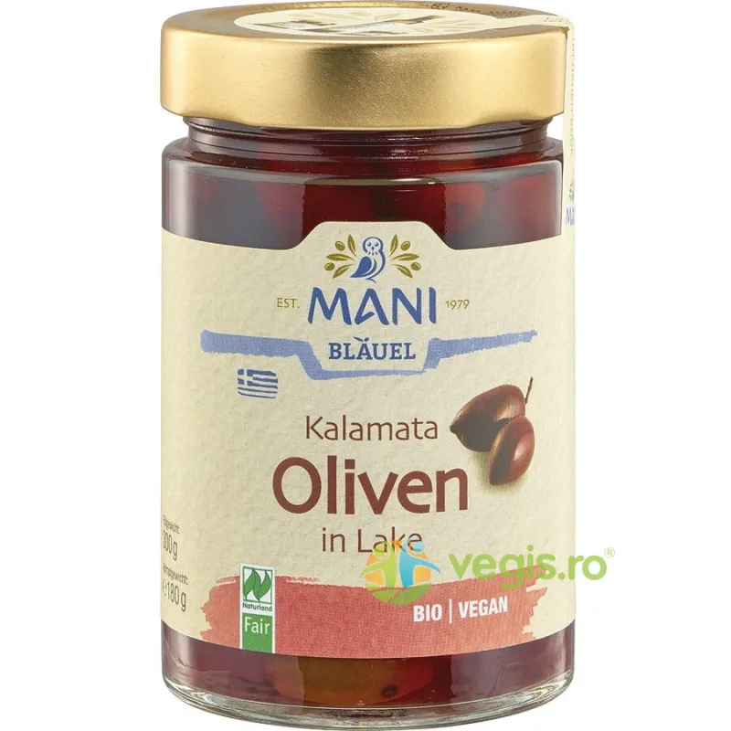 Masline Kalamata in Saramura Ecologice/Bio 300g MANI — preț și oferte