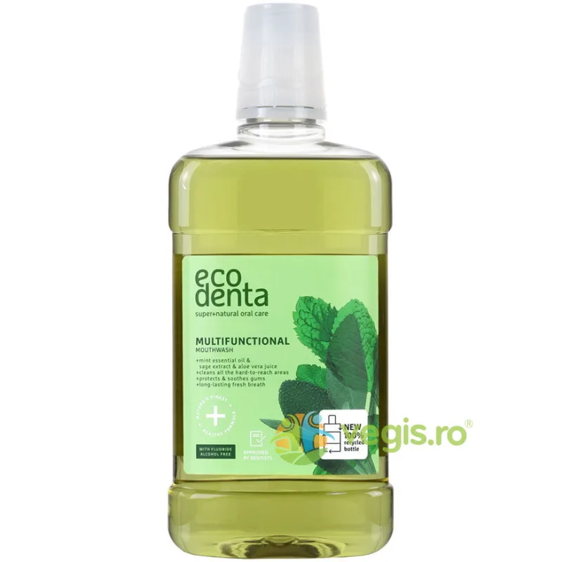 Apa de Gura Multifunctionala pentru Protectia Cavitatii Orale  500ml ECODENTA — preț și oferte