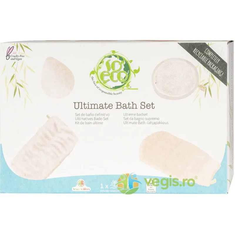 Set Ultimate Bath pentru Fata si Corp 4 piese SO ECO — preț și oferte