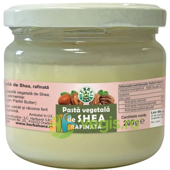 Pasta Vegetala de Shea Dezodorizata 200g Herbavit — preț și oferte