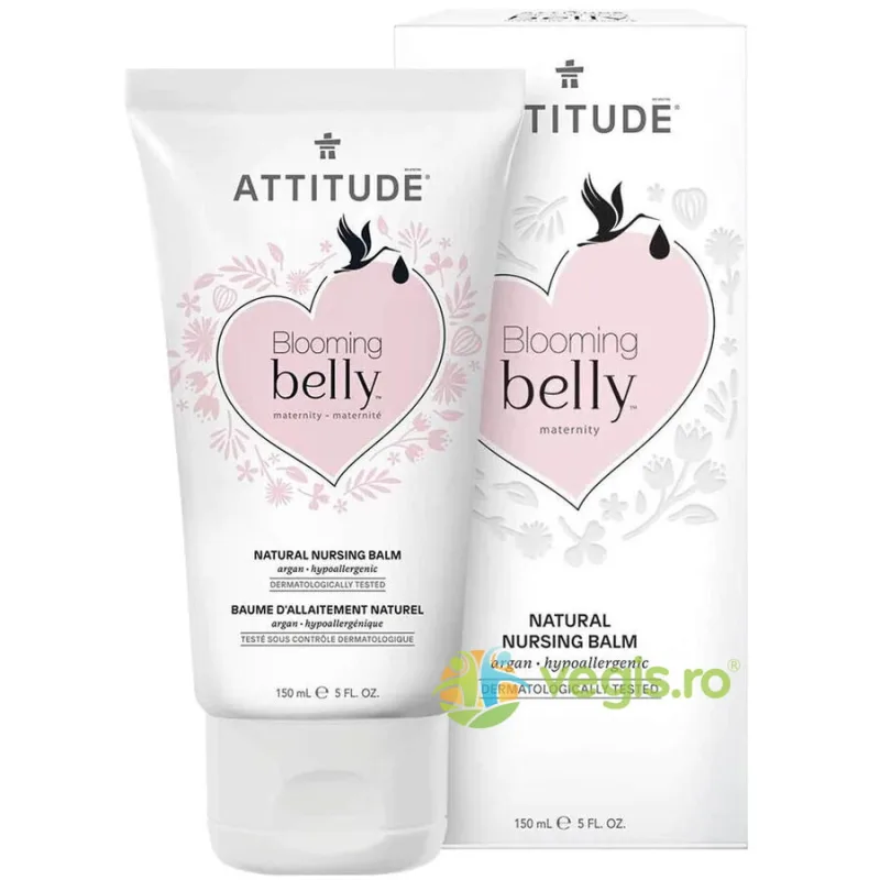 Balsam cu Ulei de Argan pentru Femeile care Alapteaza Blooming Belly 150ml ATTITUDE — preț și oferte
