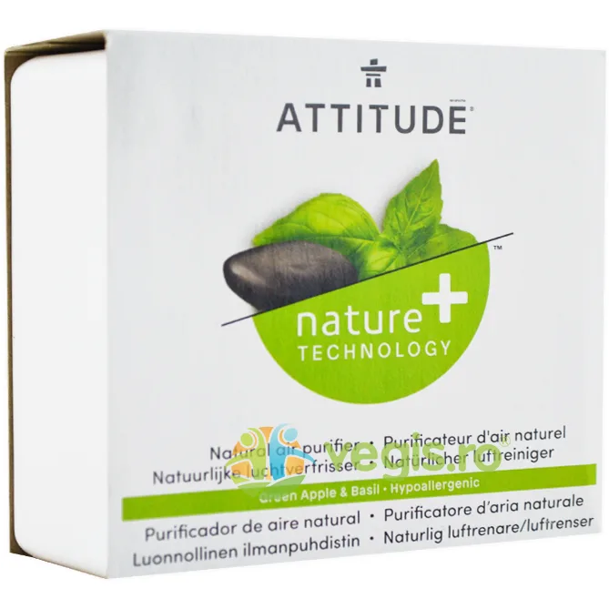 Purificator de Aer cu Uleiuri Esentiale de Mar Verde si Busuioc 227g ATTITUDE — preț și oferte