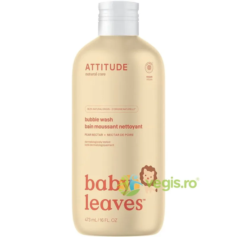 Spumant de Baie cu Nectar de Pere Baby Leaves 473ml ATTITUDE — preț și oferte
