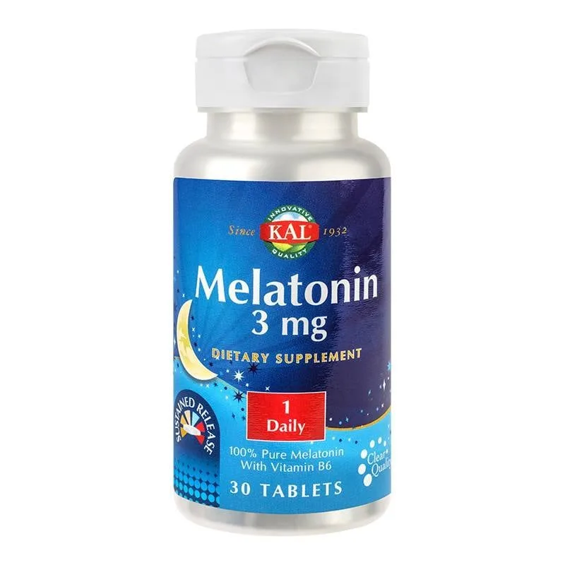 Secom Melatonin 3mg, 30 tablete cu eliberare prelungita — preț și oferte