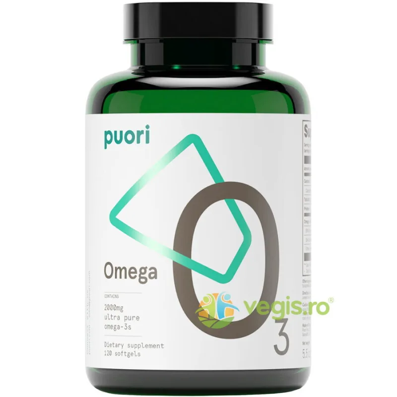 Omega 3 (Ulei de Peste Concentrat) 120cps moi PUORI — preț și oferte