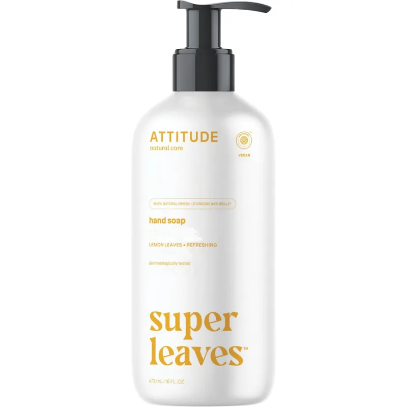 Sapun Lichid de Maini cu Frunze de Lamaie Super Leaves 473ml ATTITUDE — preț și oferte