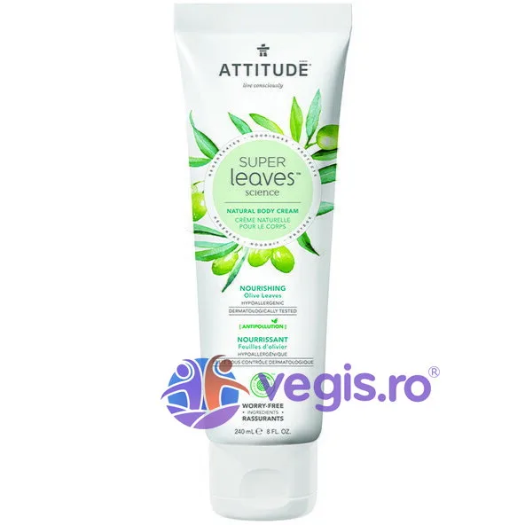 Crema de Corp Hranitoare cu Frunze de Maslin Super Leaves 240ml — preț și oferte