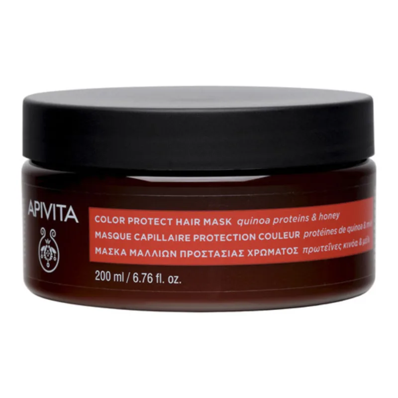 Masca pentru par vopsit, 200 ml, Apivita — preț și oferte