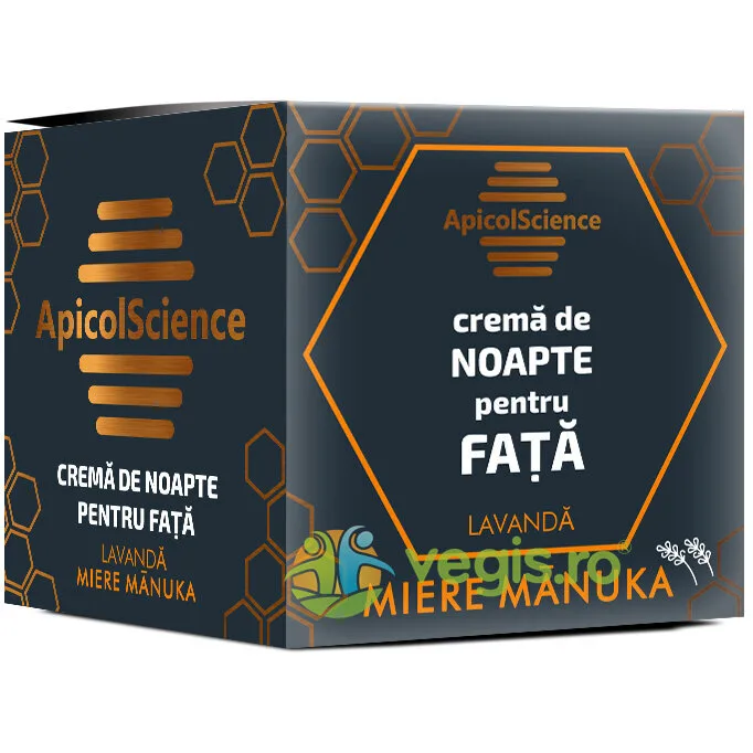 Crema de Noapte pentru Fata cu Miere de Manuka si Lavanda 50ml — preț și oferte
