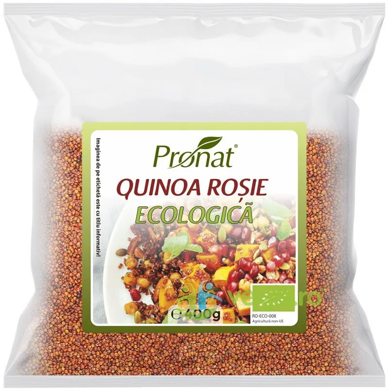Quinoa Rosie Ecologica/Bio 400g PRONAT — preț și oferte