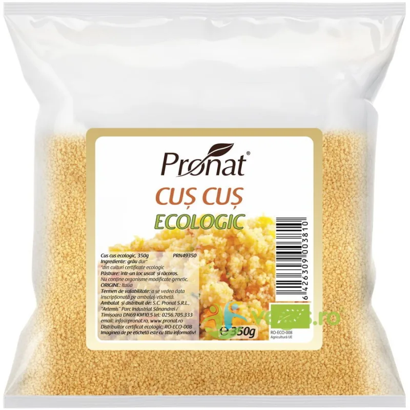 Cus Cus Ecologic/Bio 350g PRONAT — preț și oferte
