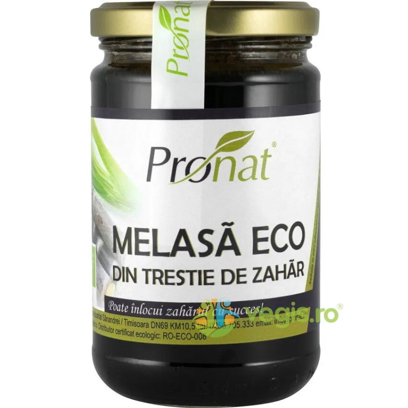 Melasa din Trestie de Zahar Ecologica/Bio 400g PRONAT — preț și oferte