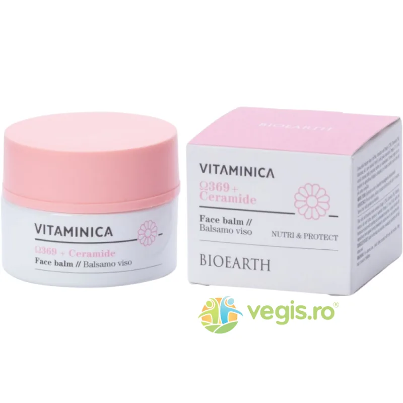 Crema Balsam de Fata cu Omega 3-6-9 si Ceramide Vitaminca 50ml — preț și oferte
