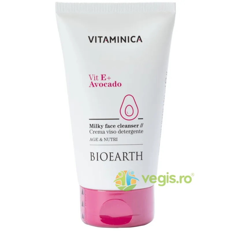 Lapte Demachiant cu Vitamina E si Avocado - Vitaminica 150ml Bioearth — preț și oferte
