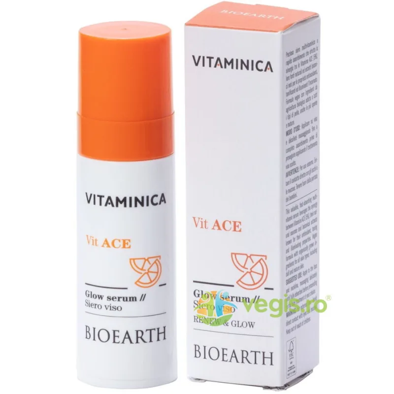 Ser de Fata cu Vitamina ACE - Vitaminca 30ml Bioearth — preț și oferte