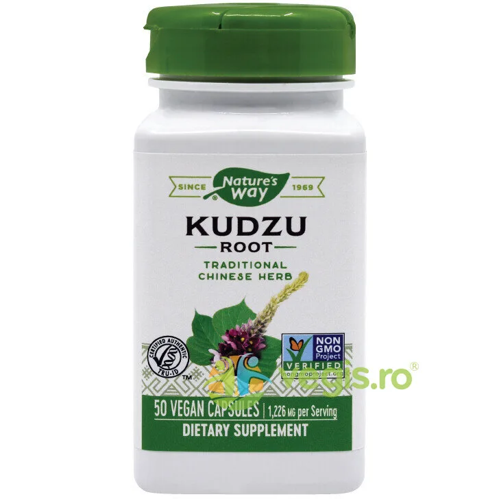 Kudzu Root 610mg 50cps vegetale Secom, Nature's Way — preț și oferte