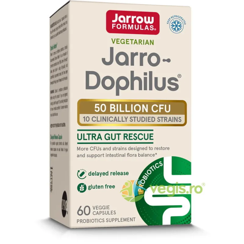 Jarro-Dophilus Ultra Probiotice 60cps vegetale Secom, Jarrow Formulas — preț și oferte
