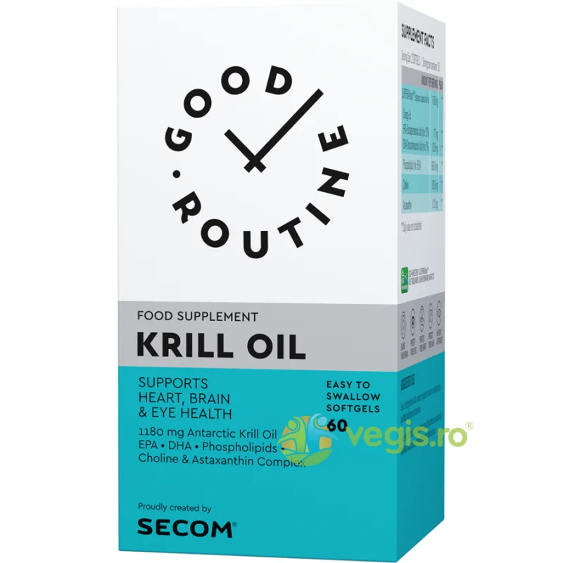 Krill Oil 60cps moi Secom, GOOD ROUTINE — preț și oferte