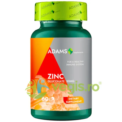 Zinc 50mg 60tb ADAMS VISION — preț și oferte