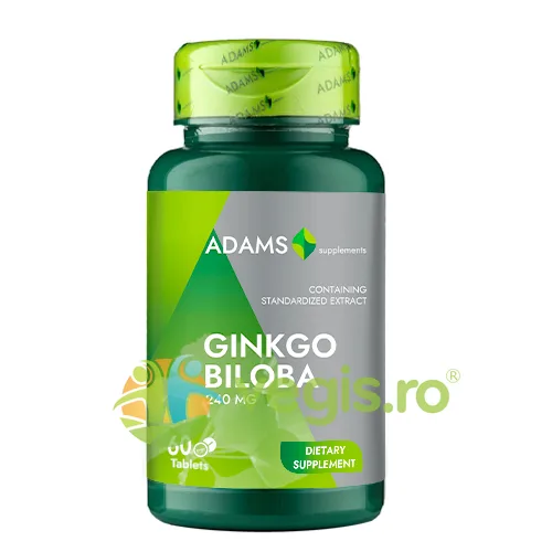 Ginkgo Biloba 240mg 60tb ADAMS VISION — preț și oferte
