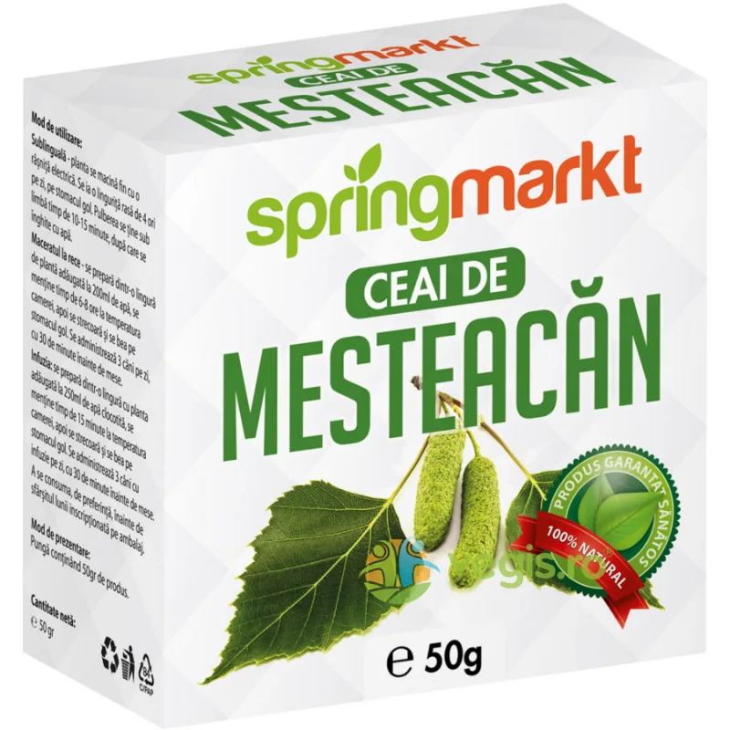 Ceai de Frunze de Mesteacan 50g springmarkt — preț și oferte