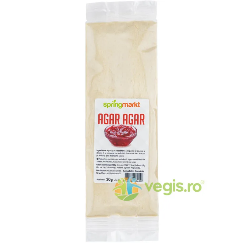Agar Agar 30g springmarkt — preț și oferte