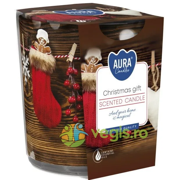 Lumanare Parfumata in Pahar Imprimat Christmas Gift BISPOL — preț și oferte
