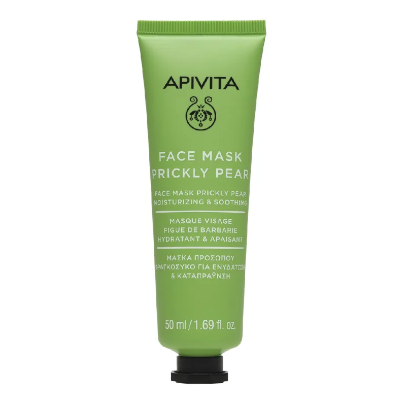 Masca pentru hidratare profunda cu extract de cactus, 50 ml, Apivita — preț și oferte