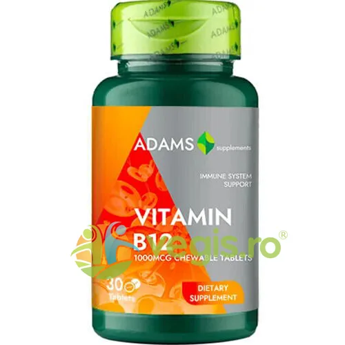 Vitamina B12 1000mcg 30tb ADAMS VISION — preț și oferte