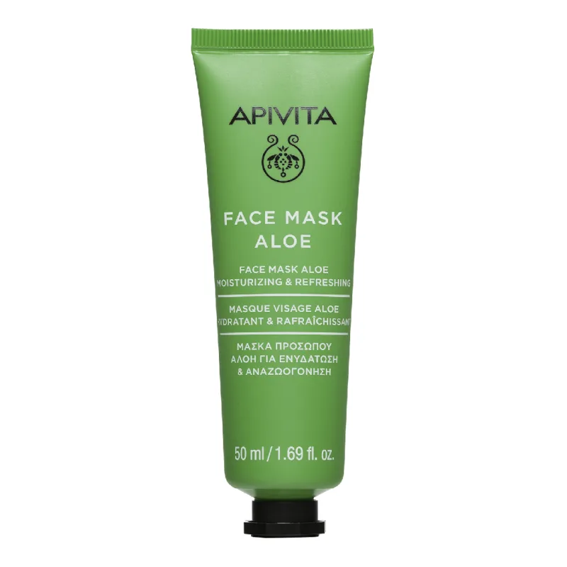 Masca hidratanta cu extract de aloe, 50 ml, Apivita — preț și oferte