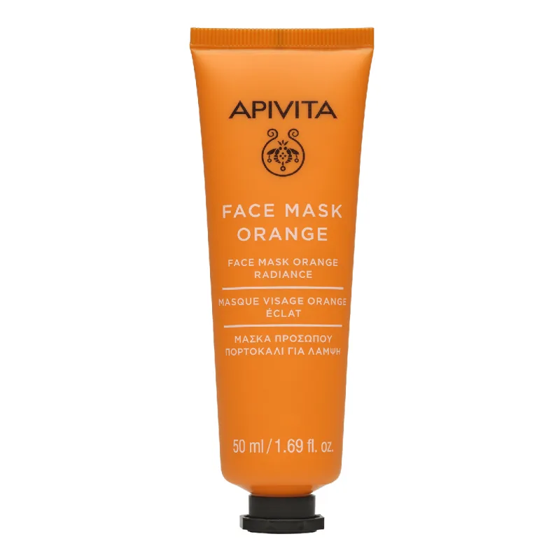Masca pentru luminozitate cu portocale, 50 ml, Apivita — preț și oferte