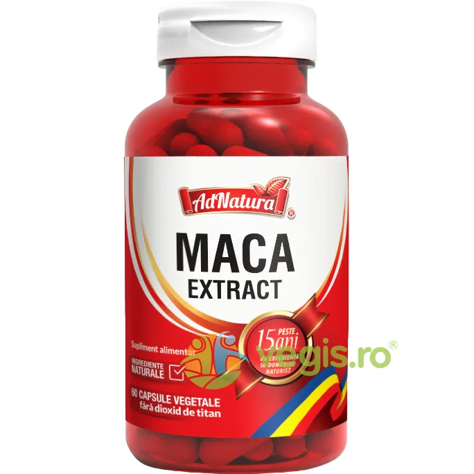 Maca Extract 60cps ADNATURA — preț și oferte