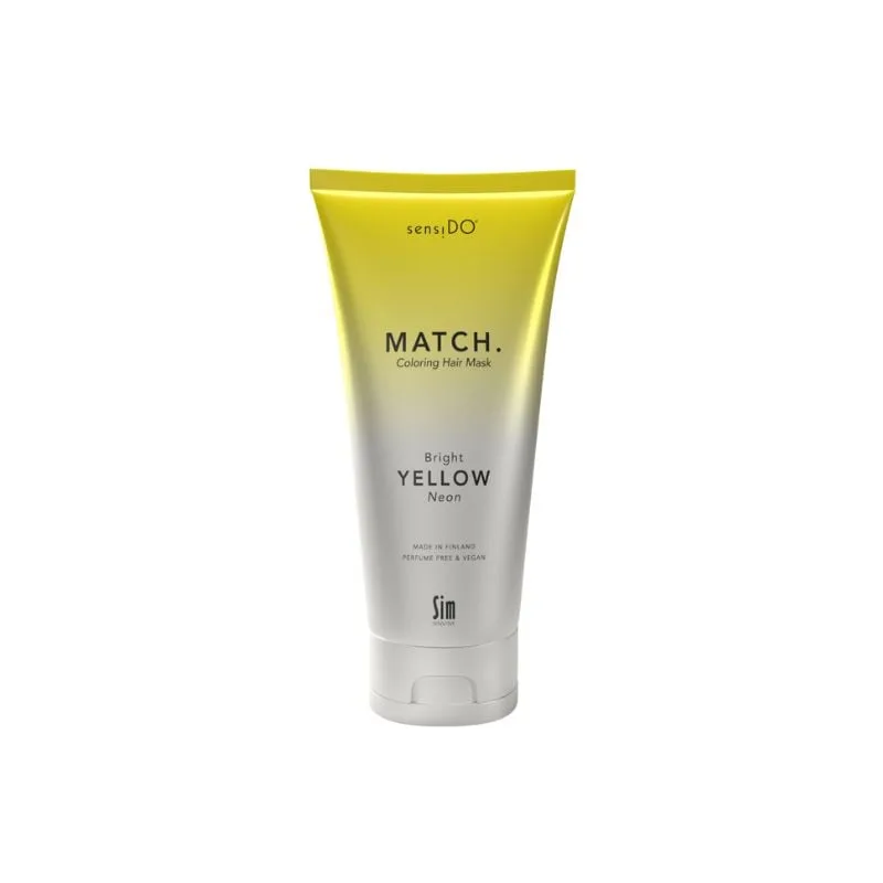 Masca coloranta tratament cu Keraguard Bright Yellow Neon, 200ml, SensiDo Match SIM SENSITIVE — preț și oferte