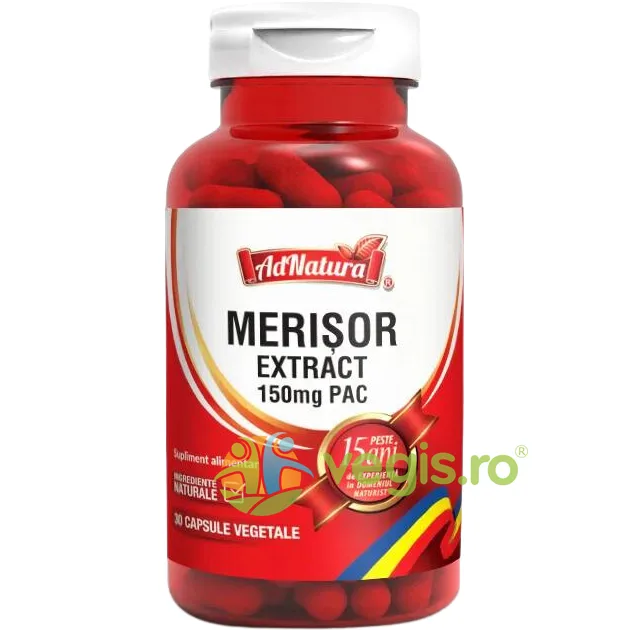 Merisor Extract 150mg 30cps ADNATURA — preț și oferte