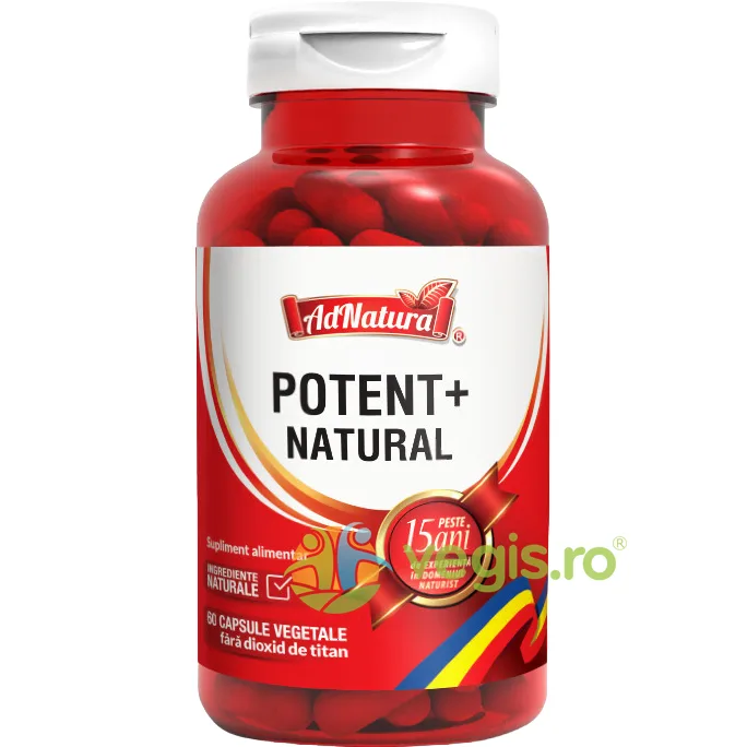Potent + Natural 60cps ADNATURA — preț și oferte