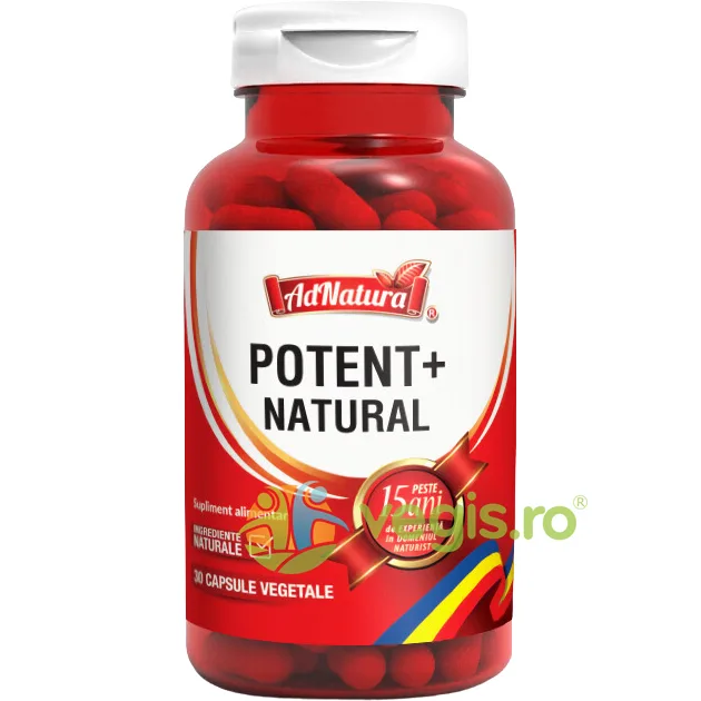 Potent + Natural 30cps ADNATURA — preț și oferte