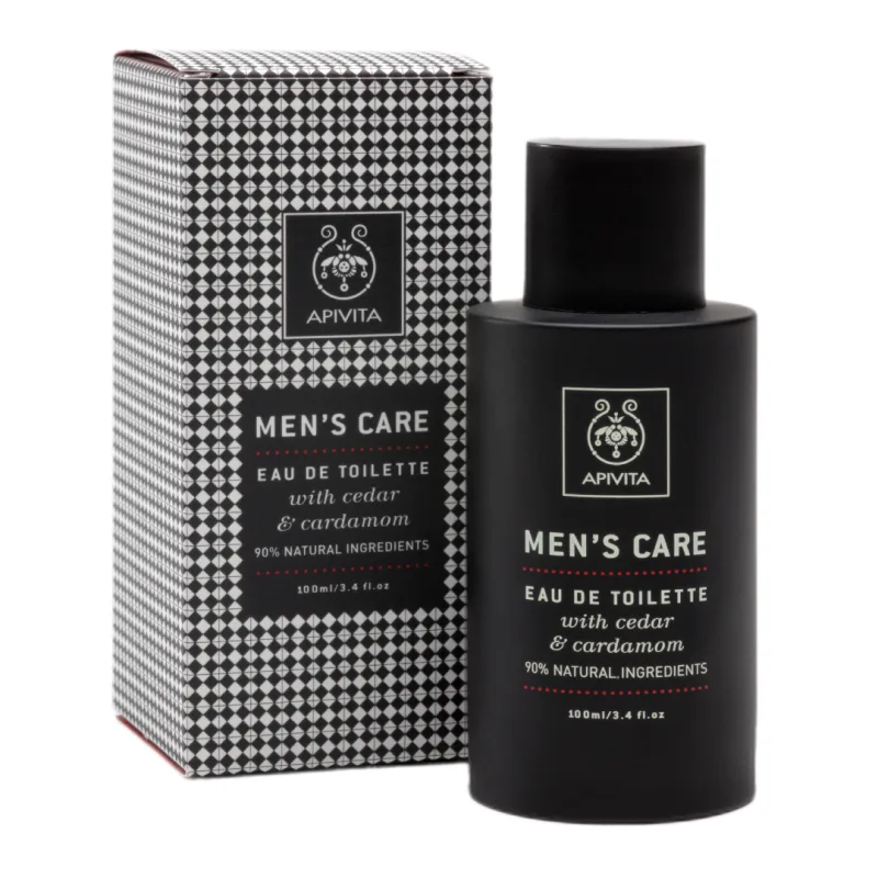 Apa de toaleta Men’s Care, 100 ml, Apivita — preț și oferte