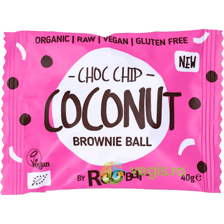 Bila Brownie cu Cocos Ecologica/Bio 40g ROOBAR — preț și oferte