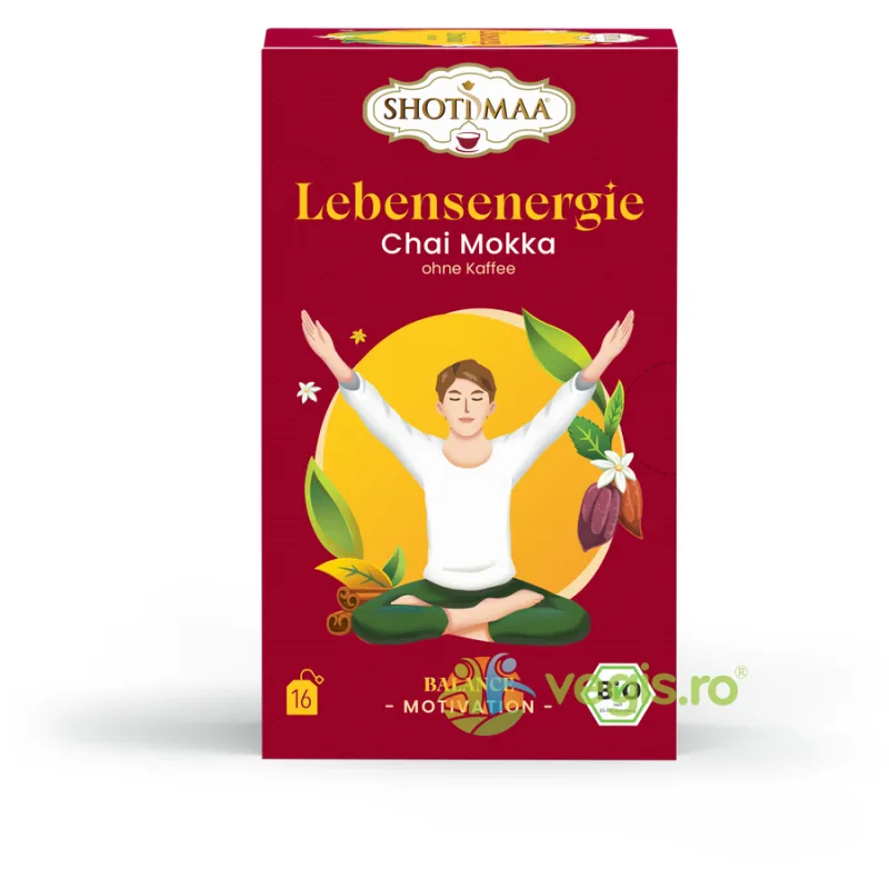 Ceai Balance Your Day - Life Energy - Chai Moka (fara Cafea) Ecologic/Bio 16dz Shotimaa — preț și oferte