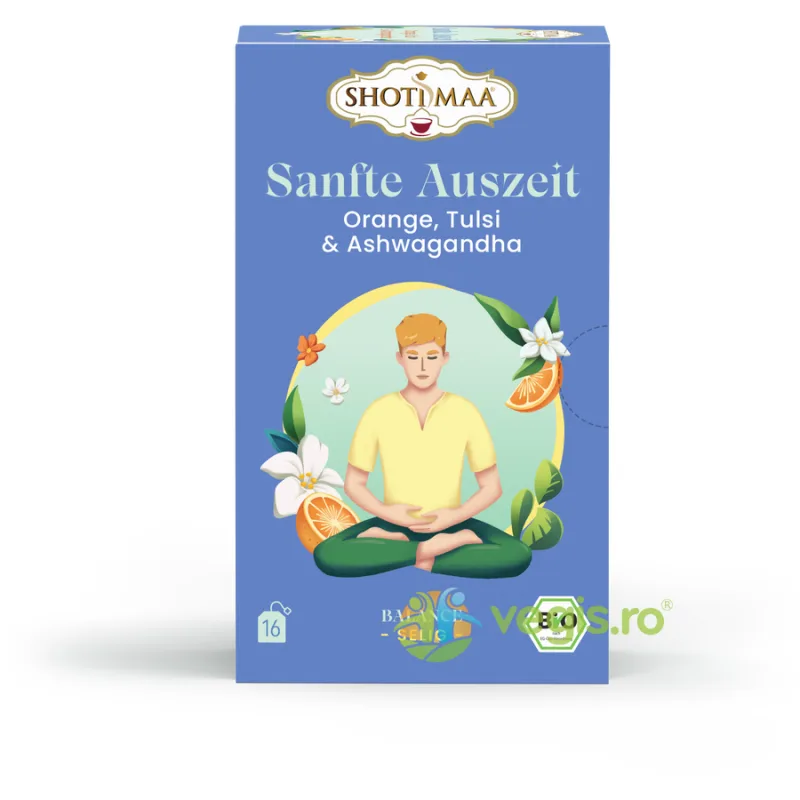 Ceai Balance Your Day - Let it Flow cu Portocala, Tulsi si Ashwagandha Ecologic/Bio 16dz Shotimaa — preț și oferte